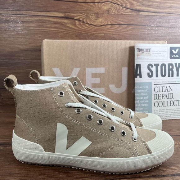 Veja Nova HT Canvas Hi Sneakers Men’s Tan - Picture 1 of 9